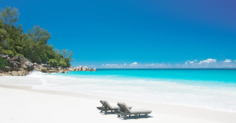 Seychellen, Praslin, Constance Lemuria Resort, Strand