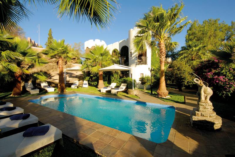 Namibia, Windhoek, Hotel Heinitzburg, Pool
