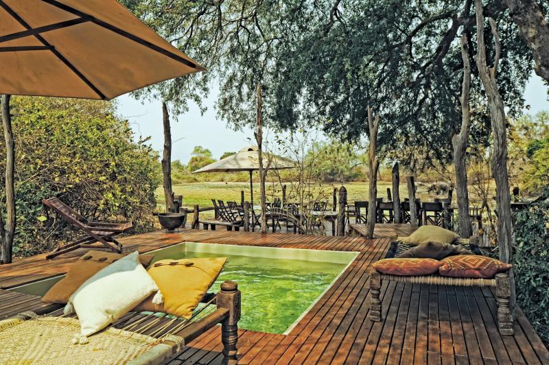Simbabwe, Mana Pools, Kanga Camp, Pool