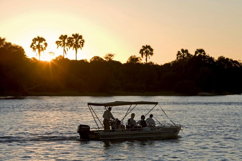 Sambia, Livingstone, Sanctuary Sussi & Chuma Lodge, Bootsfahrt