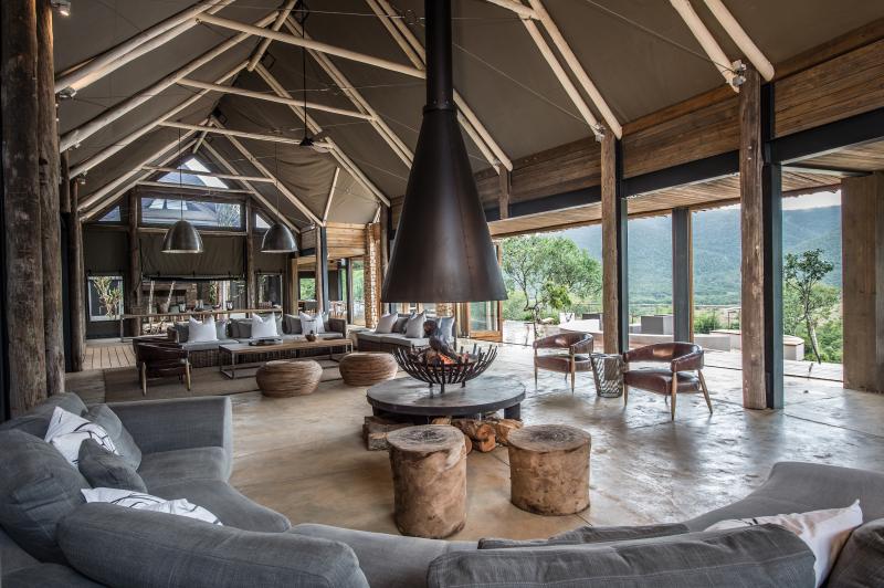 Südafrika, Eastern Cape, Kariega Private Game Reserve, Settlers Drift, LoungeLounge
