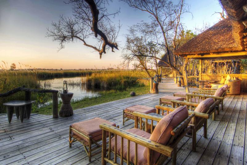 Botswana, Moremi Game Reserve, Camp Xakanaxa, Aussichtsdeck