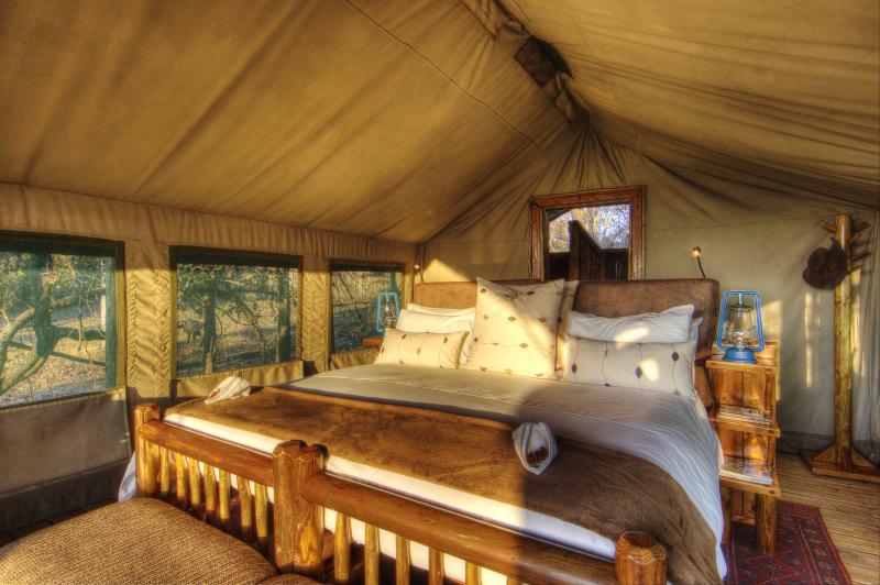 Botswana, Moremi Game Reserve, Camp Xakanaxa, Hauszelt