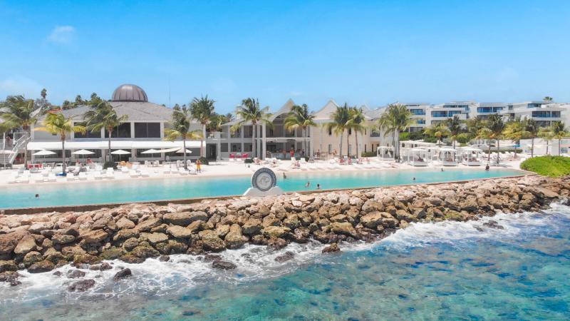 Karibik, Curacao, Jan Thiel Bucht, Papagayo Beach Hotel, Pool