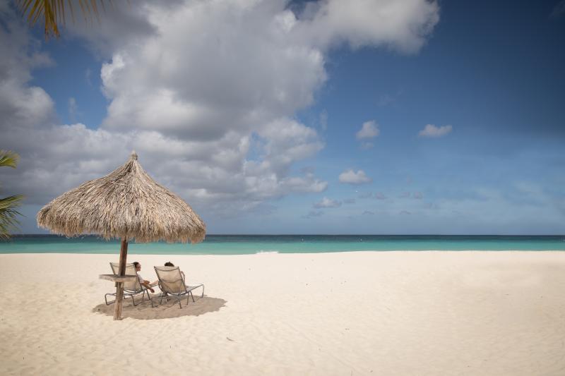 Karibik, Aruba, Manchebo Beach Resort, Strand