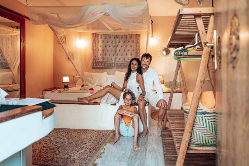 Tansania, Sansibar, Sahari Zanzibar, Zimmerbeispiel Standard Gartenblick