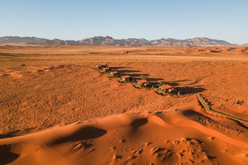 Namibia, NamibRand Reserve, Desert Lodge, Arealblick