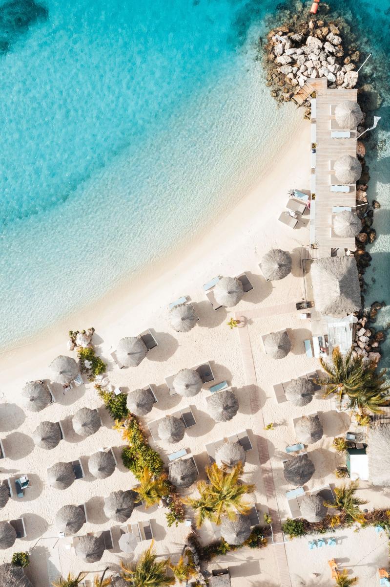 Curacao, Willemstad, Kontiki Beach Resort, Strand