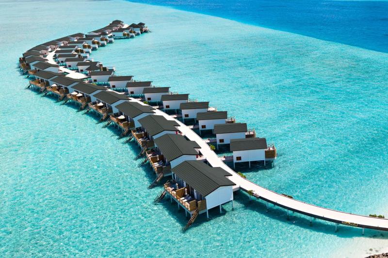 Malediven, Joy Island Maledives, Lagoon Villas Side