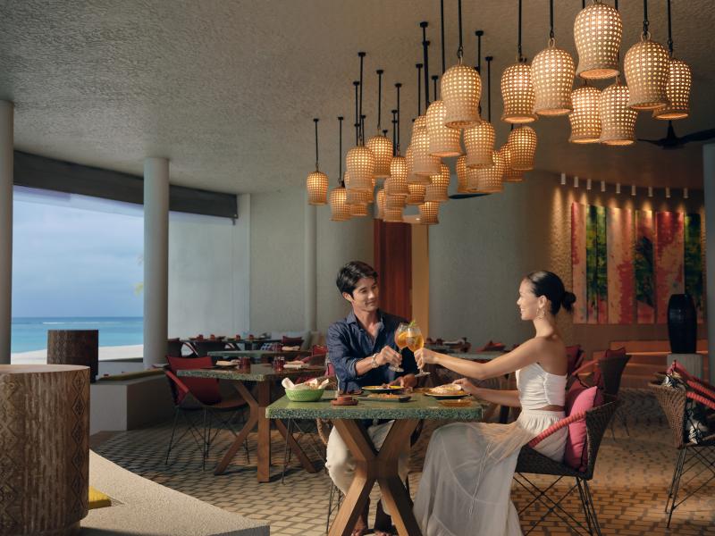 Malediven, Six Senses Kanuhura, Restaurant The Point