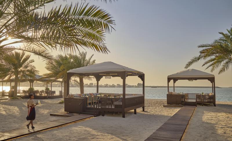 Vereinigte Arabische Emirate, Abu Dhabi, Emirates Palace Mandarin Oriental, Beachbar Sand&Koal