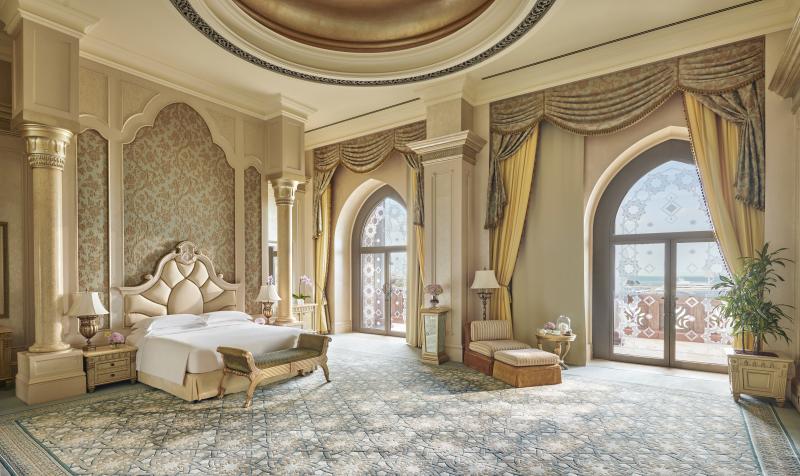 Vereinigte Arabische Emirate, Abu Dhabi, Emirates Palace Mandarin Oriental, Zimmerbeispiel Palace Suites