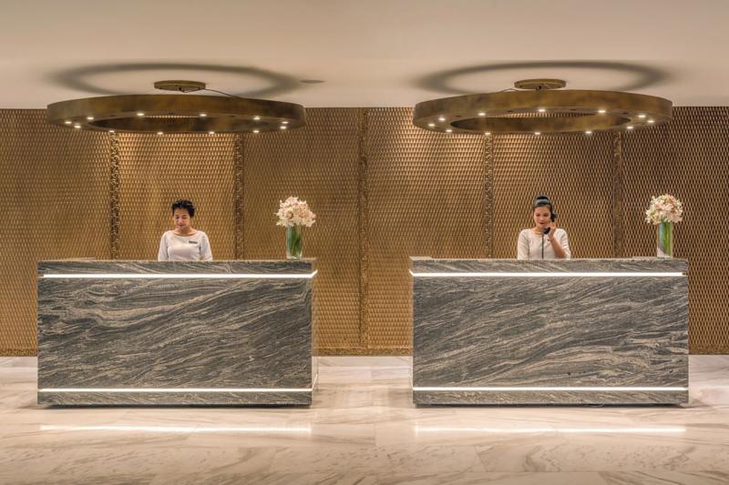 Kambodscha, Siem Reap, Courtyard by Marriott Siem Reap Resort, Rezeption