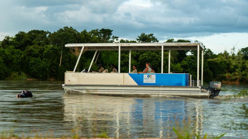 Tansania, Nyerere-Nationalpark, Boot Safari