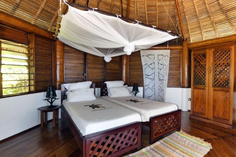 Madagaskar, Ankify, Ambanja, Antoremba Lodge, Zimmerbeispiel Einzelbungalow