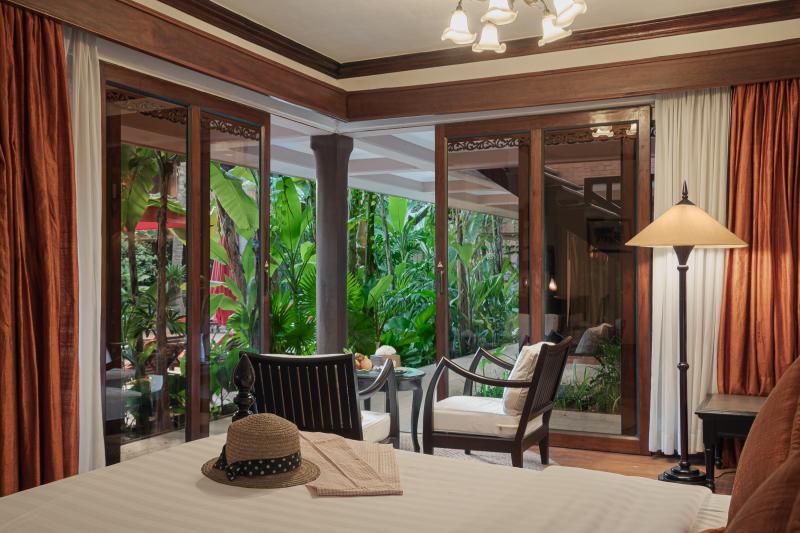 Kambodscha, Siem Reap, Angkor Village Hotel, Zimmerbeispiel Garden View Room