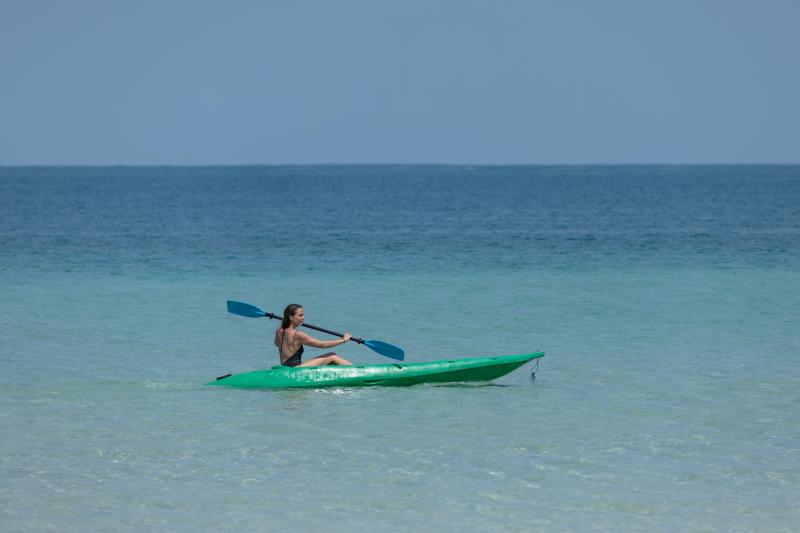 Kambodscha, Koh Rong, Anaya Koh Rong, Aktivitäten, Kayak