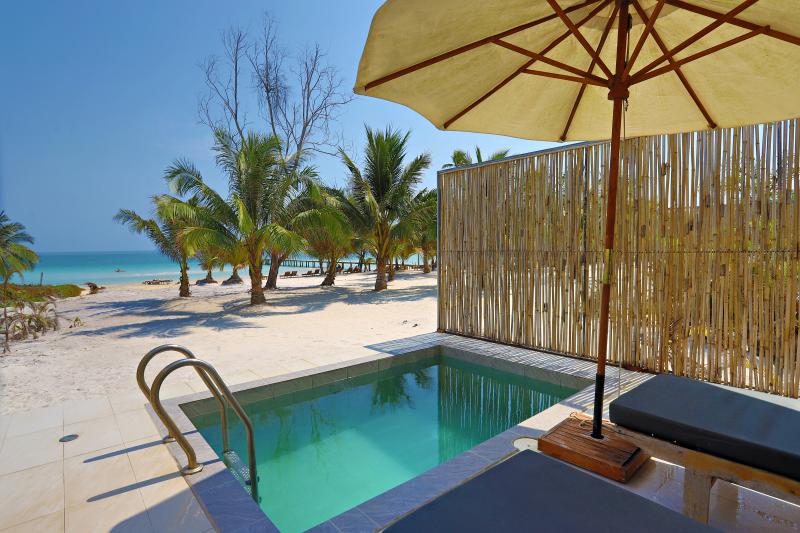 Kambodscha, Koh Rong, Anaya Koh Rong, Aktivitäten, Zimmerbeispiel Private Pool Room