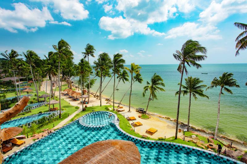 Vietnam, Phu Quoc, Grand Ocean Bay Phu Quoc, Areal mit Pool