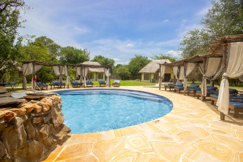 Tansania, Selous Nationalpark, Africa Safari Selous Lodge, Pool
