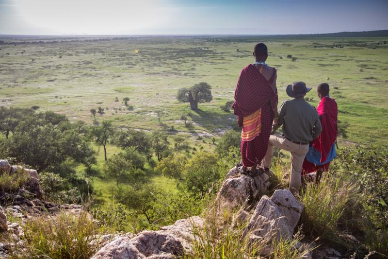 Tansania, Tarangire Nationalpark, Tarangire Treetops Lodge, Bushwalk