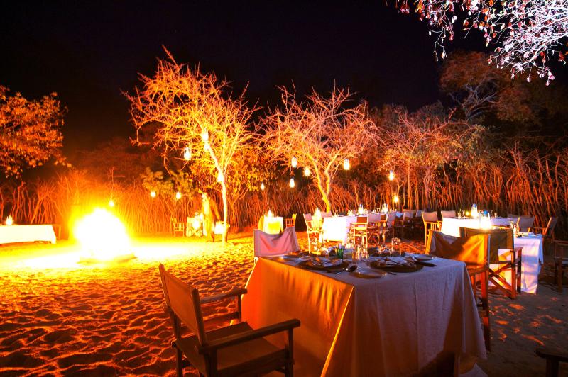Tansania, Tarangire Nationalpark, Tarangire Treetops Lodge, Boma