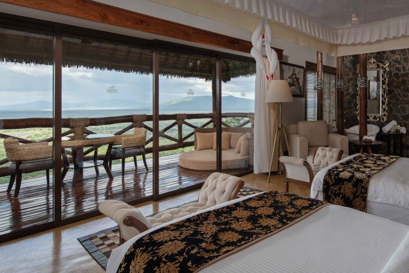Tansania, Lake Manyara, Lake Manyara Kilimamoja Lodge, Zimmerbeispiel