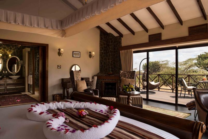 Tansania, Ngorongoro Krater, Ngorongoro O'ldeani Mountain Lodge, Zimmerbeispiel