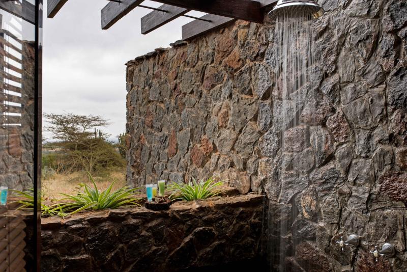 Tansania, Ngorongoro Krater, Ngorongoro O'ldeani Mountain Lodge, Zimmerbeispiel