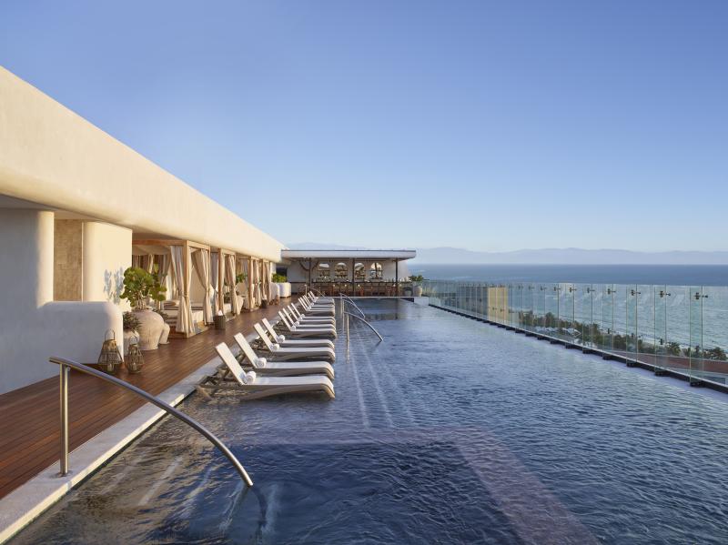 Mexiko, Riviera Nayarit, UNICO 20°105° Hotel Riviera Nayarit, Roof Top Pool